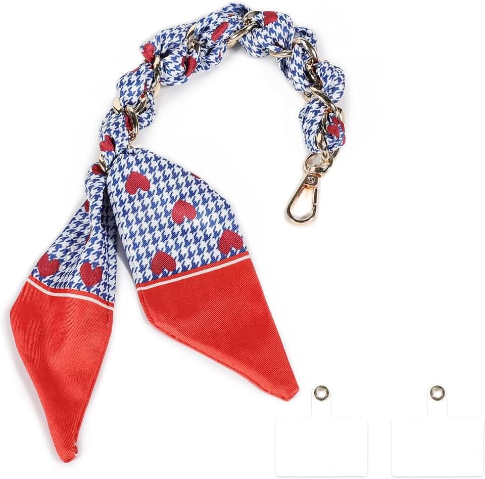 Scarf Phone Wrist Strap Hands-free Phone Lanyard Anti-drop Cellphone Wristlet