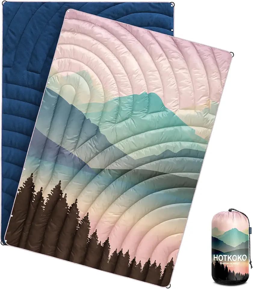 Puffy Camping Blanket Mini Camp Blanket Outdoor Camping Quilt