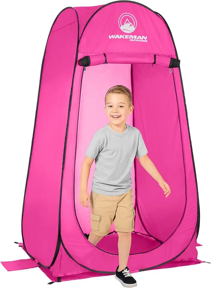 Wakeman Kids Mini Pop Up Changing Tent, Beach & Camping Privacy Room, Pink