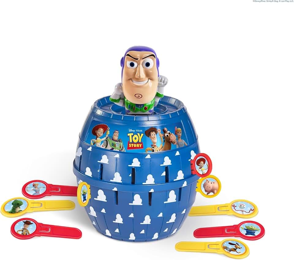 TOMY Pop Up Buzz Lightyear Spiel - Toy Story Kinderspiel 4+
