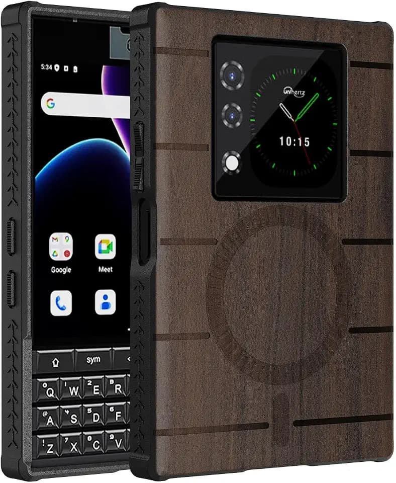 Nakedcellphone Flex Series for Unihertz Titan 2 Phone Case - Woodgrain