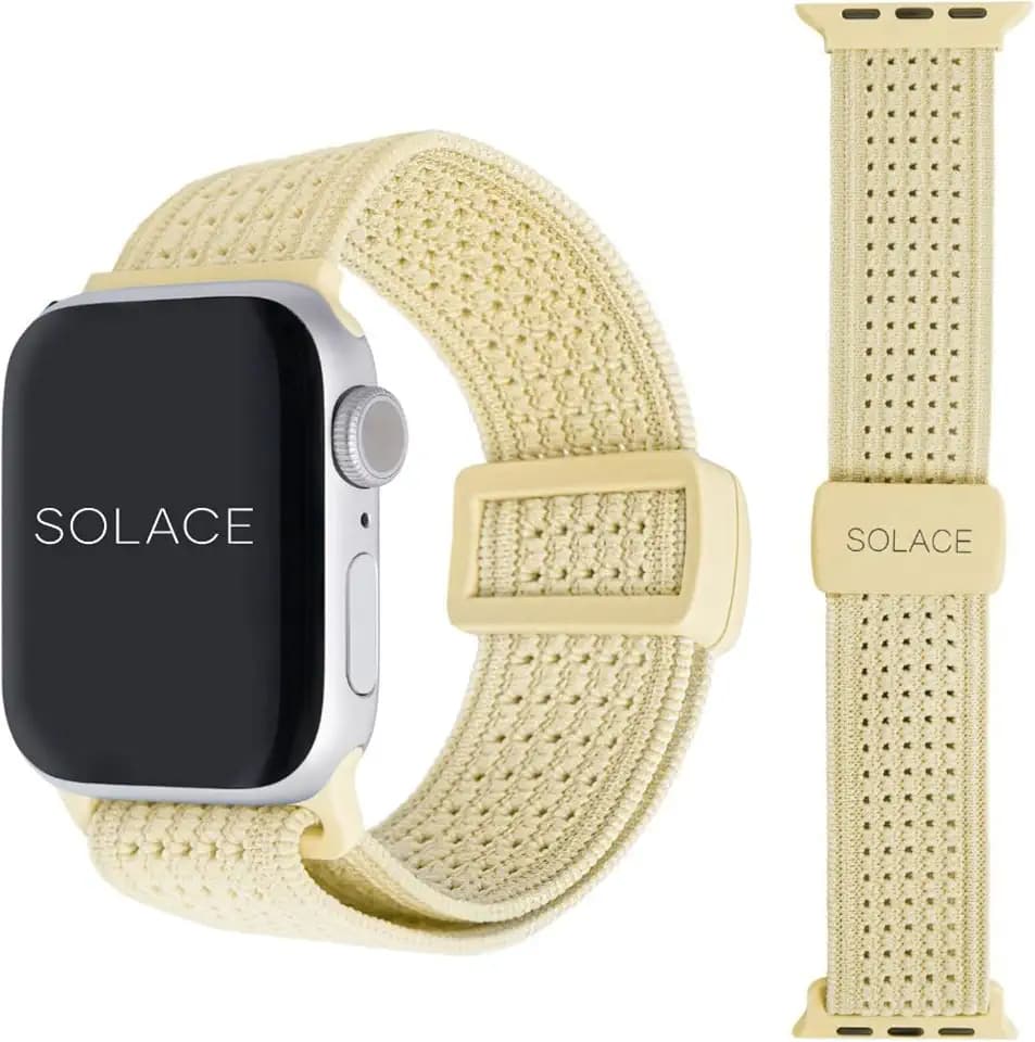 Solace Sport Adapt Bands - Apple Watch Bands, Breathable Nylon with Magnetic Clasp, Unisex Smart Watch Band, Apple Watch Strap