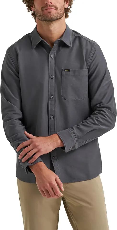 Lee Men's X Knit Long Sleeve All-Purpose 1 Pocket Shirt