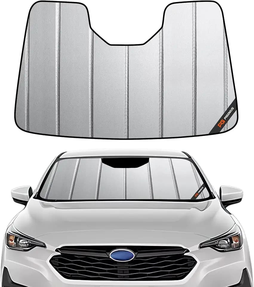 Pigenius Windshield Sunshade for Subaru Crosstrek 2024-2026, Impreza 2024-2026 Front Window Shade - Safeguard