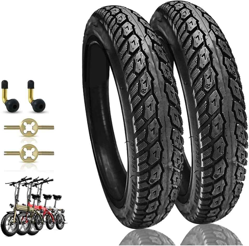 2 Pack 14 Inch Electric Bike 14x2.125 Tubeless Tire