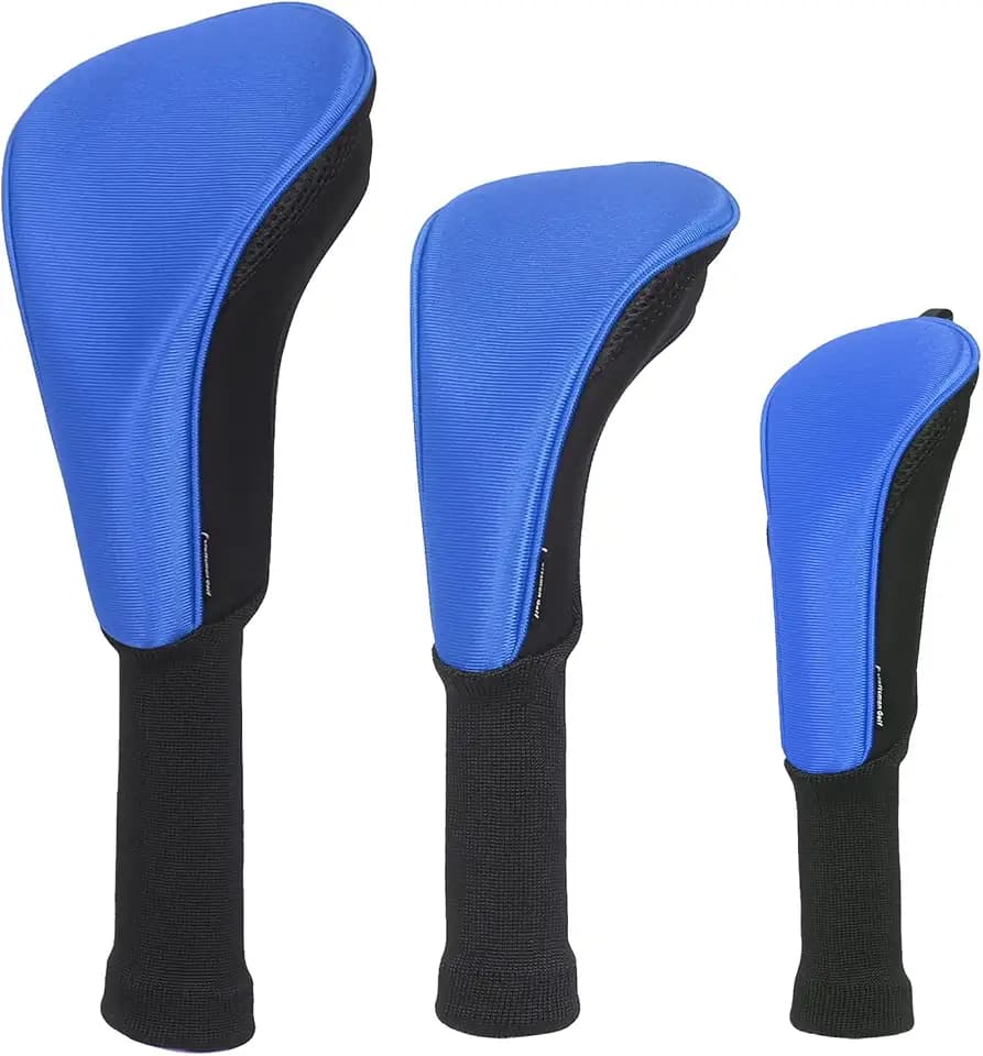 Craftsman Golf 3pcs/Set Meshy Neoprene Golf Club Headcover for Driver Fairway Hybrids Rescue
