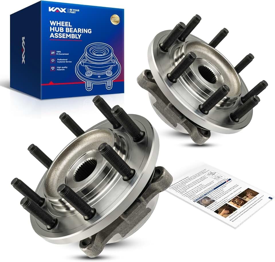 KAX 515206 Pair Front Wheel Bearing Hub Assembly for 2019-2024 Ram 2500
