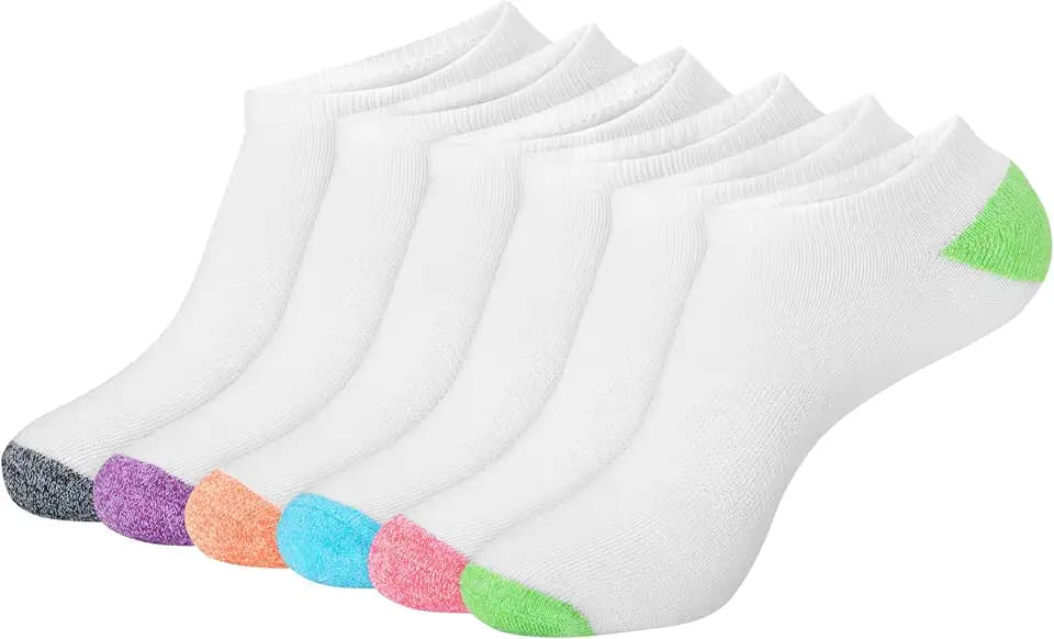 Hanes Women's 6-Pair Comfort Fit No Show Socks