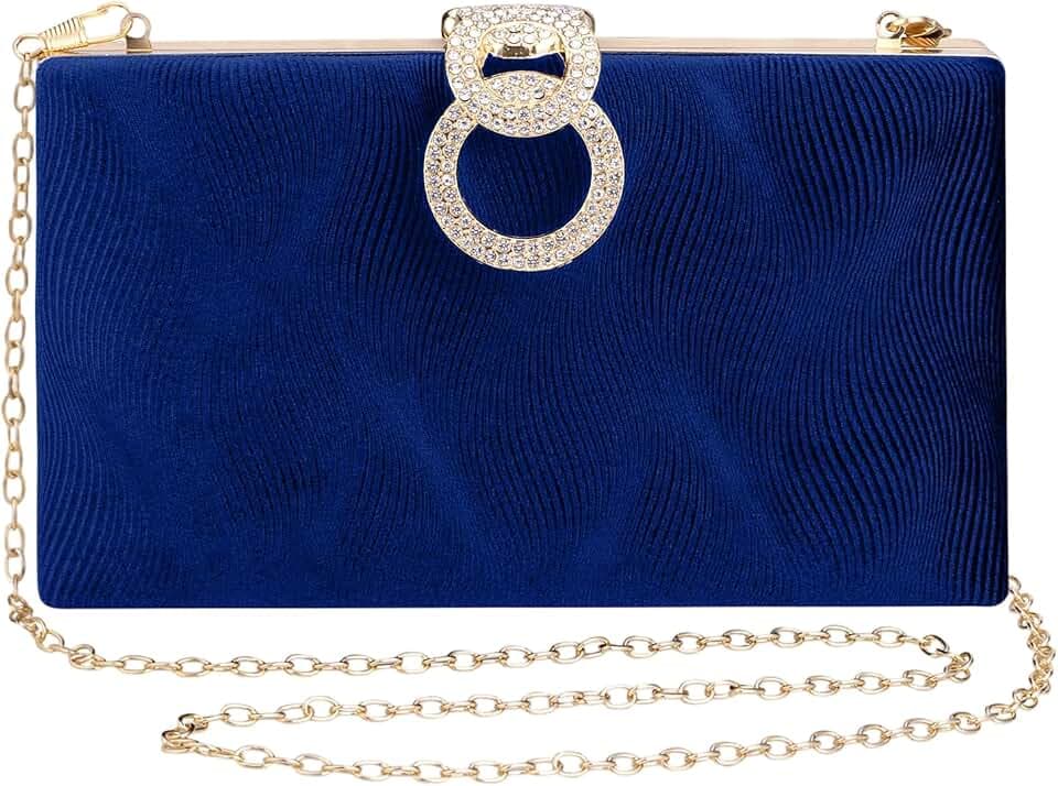 Gets Evening Clutch Purses for Women Handbags for Formal Bridal Wedding Party Cocktail Prom Small Crossbody Bag with Chain