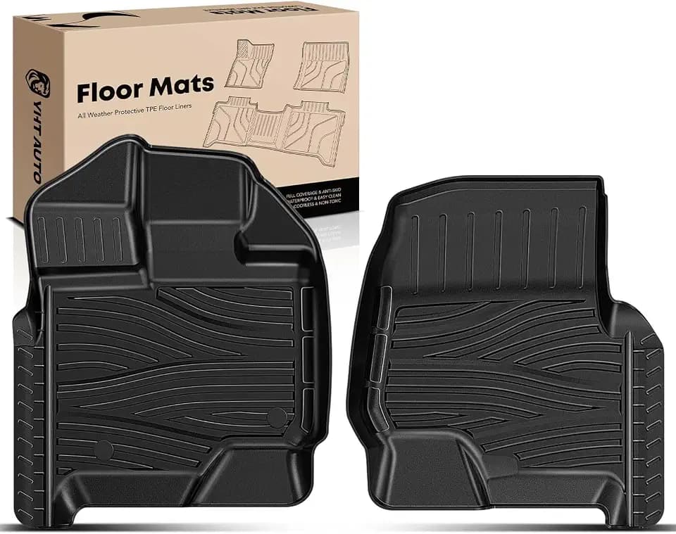 YHTAUTO Automotive Floor Mats for Ford F-150 2015-2026 SuperCrew