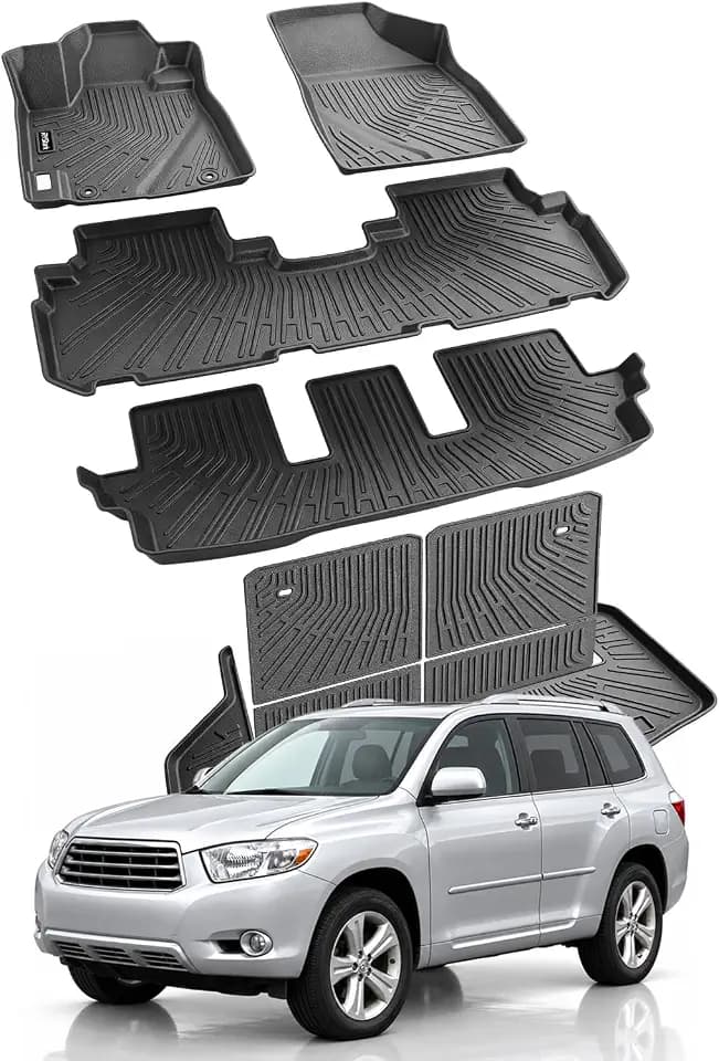 Floor Mats for Toyota Highlander 2008-2013(Non-Hybrid)