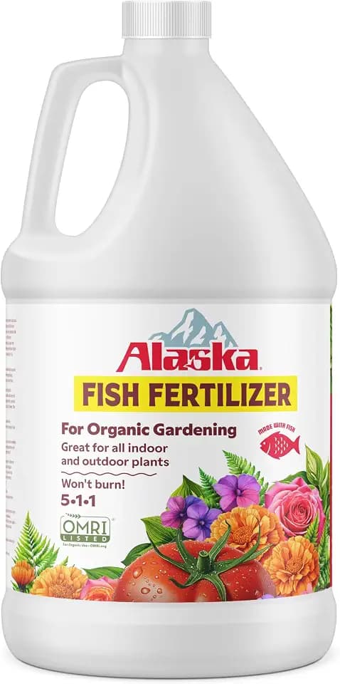 Alaska Fish Fertilizer for Plants, OMRI Listed 5-1-1