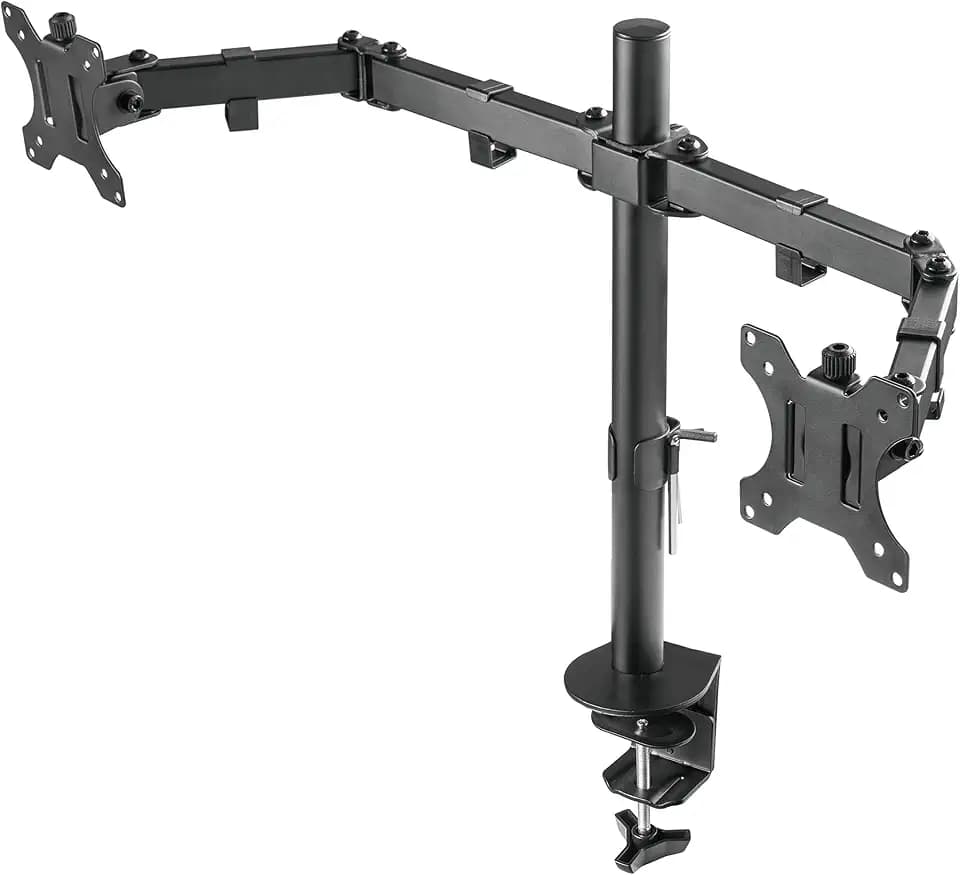 Lavolta Monitorhalterung Monitor Stand für LCD LED TV Bildschirm mit voll einstellbaren Armen - Dual