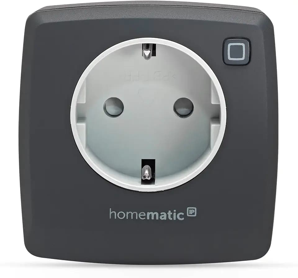 Homematic IP Schalt-Mess-Steckdose, anthrazit