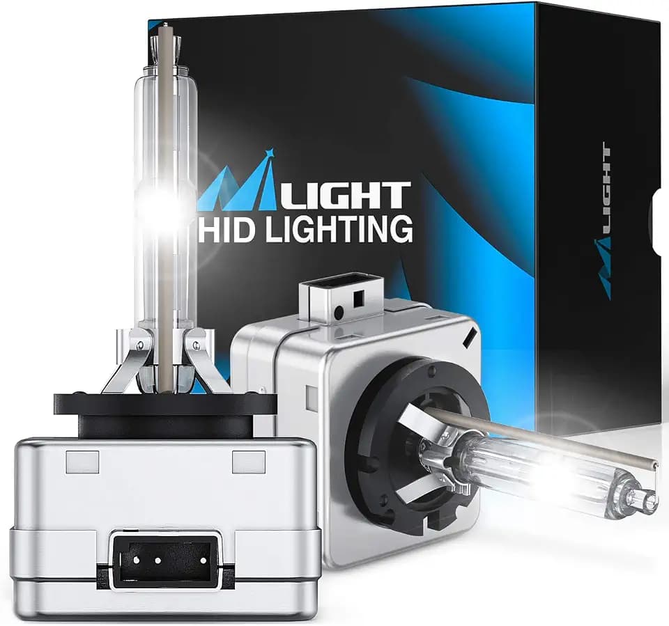 Nilight D3S HID Xenon Headlight Bulbs 6000K Diamond White High Low Beam