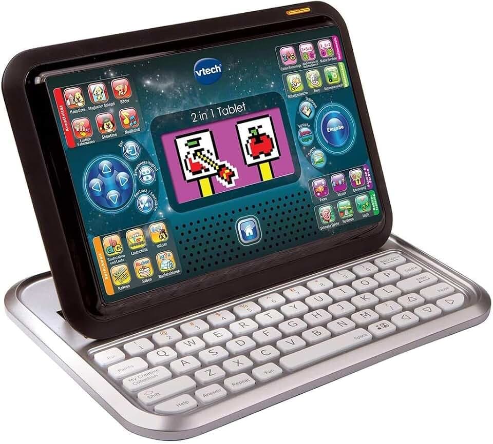 VTech 2in1 Lerntablet - 80 Lernspiele für Kinder 5-7 Jahre