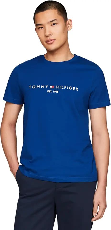 Tommy Hilfiger Herren T-Shirt Kurzarm Slim Fit