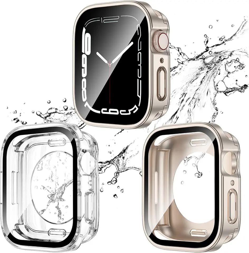 2-Pack Waterproof Case for 46mm Apple Watch Series 11/10