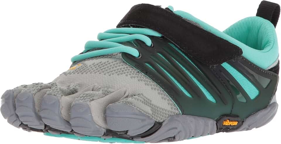 Vibram FiveFingers 18W6601 V-TRAIN, Fitnessschuhe Damen, Grau (Grey/Black/Aqua), 36 EU