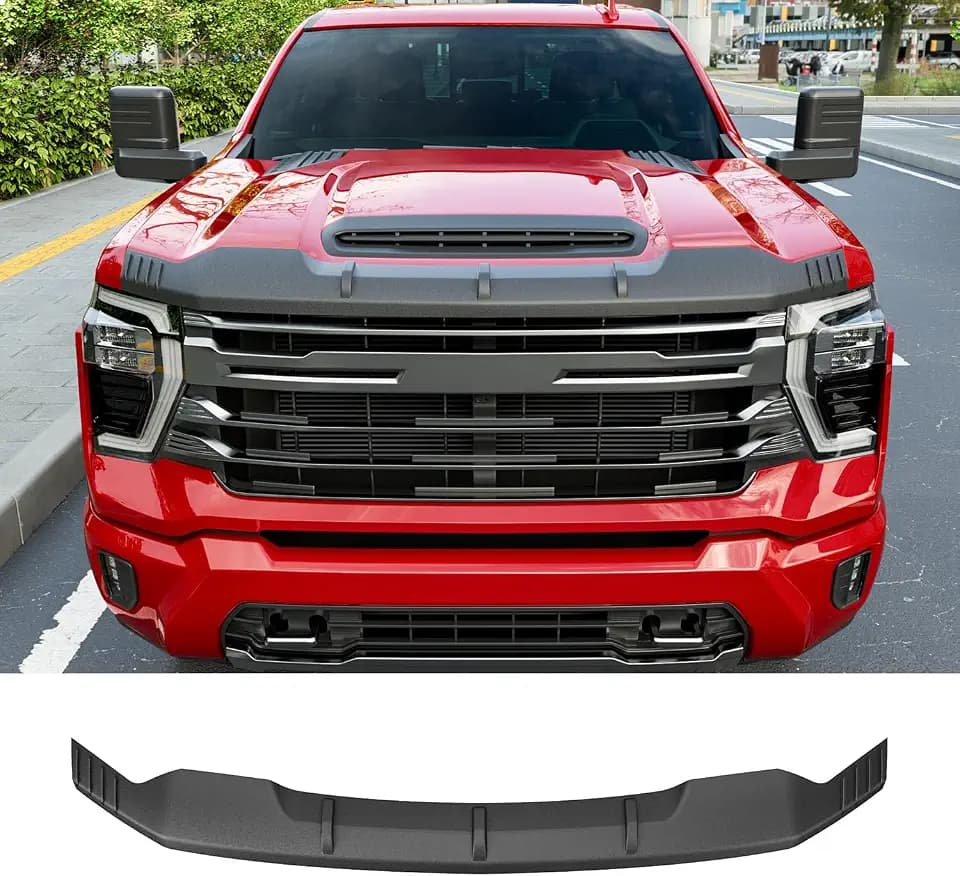 powoq Hood Deflector Compatible with 2020-2026 Chevy Silverado