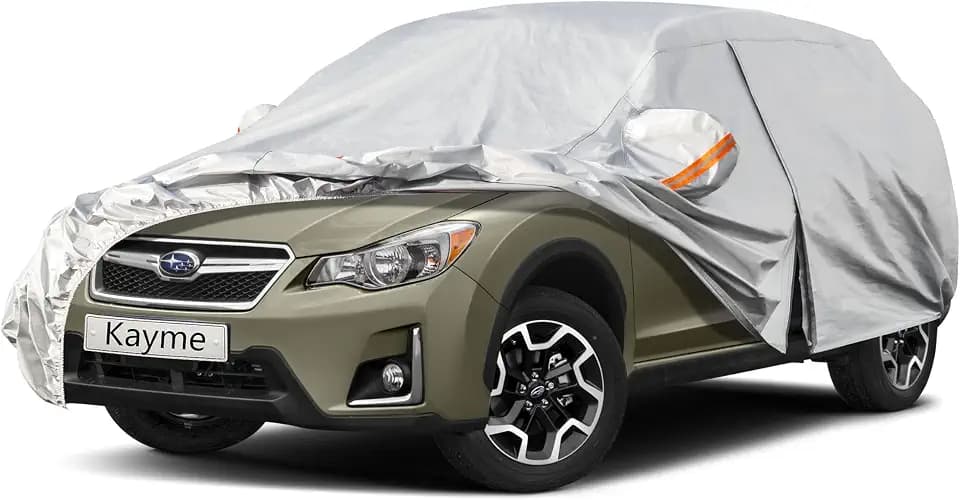 Kayme 6 Layers Waterproof SUV Car Cover for Subaru Crosstrek 2017-2026