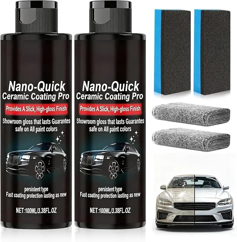 Nano Quick Ceramic Coating,Nano-Quick Ceramic Coating Pro,3.38fl.oz