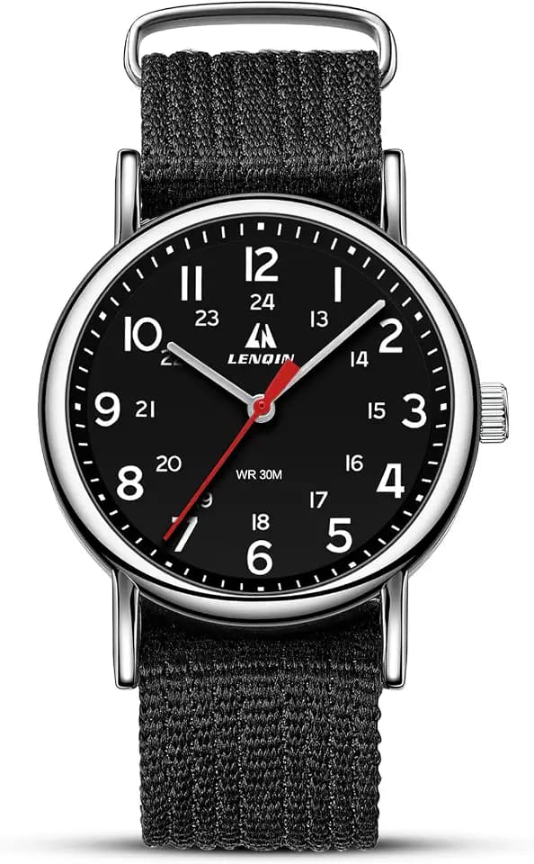 LN LENQIN Herrenuhren wasserdichte Militäruhr für Herren mit bequemen Armbändern Lässige Sportuhr