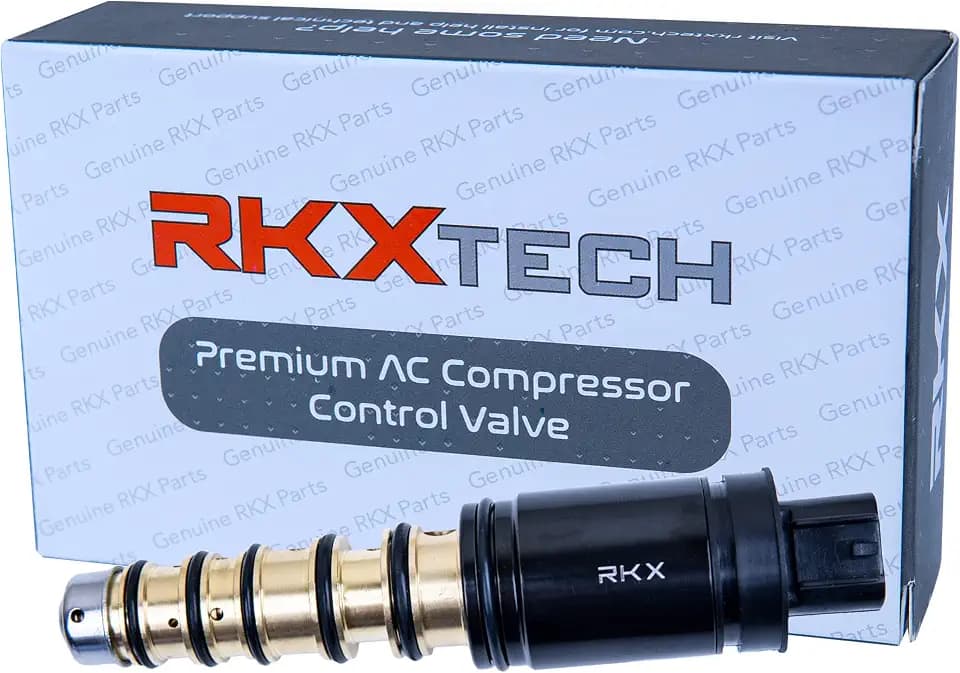 RKX AC Compressor Control Solenoid Valve compatible with select Toyota, Lexus, Dodge Denso 7SEH17C, 6SEU16C, 6SEU14C, 7SBH17C, 6SBU16C AC COMPRESSORS