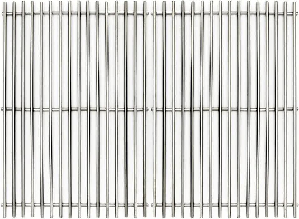 Hongso SUS304 Grill Grates 17.5 x 11.5 Inch for Weber Spirit 300 310 330