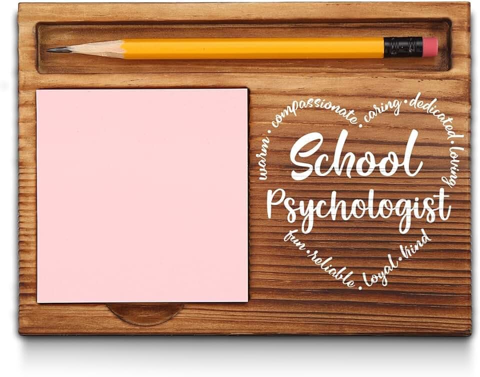 School Psychologist Gifts Self-Stick Note Pad Holders