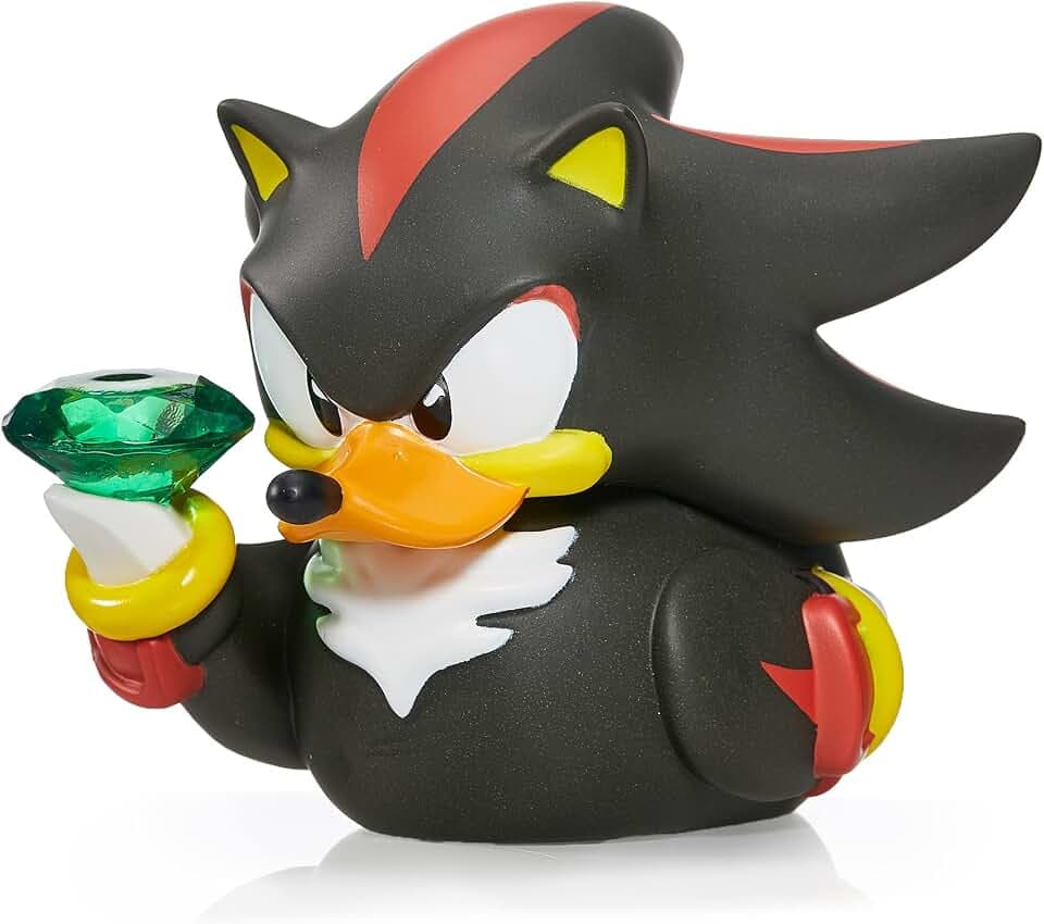 TUBBZ Box-Ausgabe Shadow Sammler-Vinyl-Gummiente Figur - Offizielle Sonic the Hedgehog-Merchandise - Aktion Fernsehen, Filme & Videospiele
