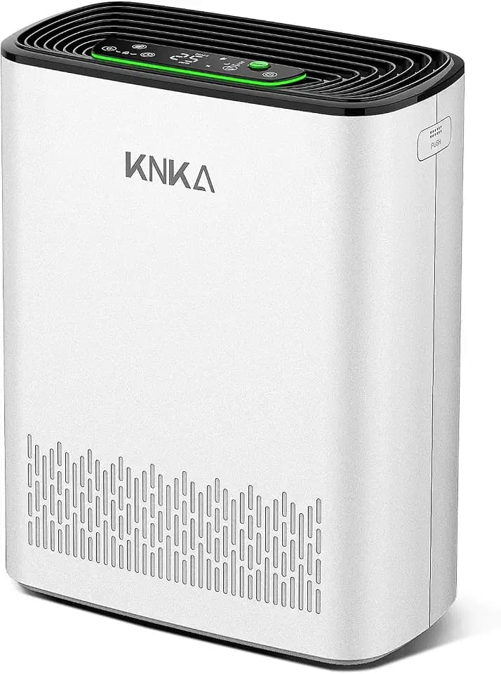 KNKA Air Purifiers for Home Bedroom Up to 1147 Ft² in 1 Hr, APH3000, White