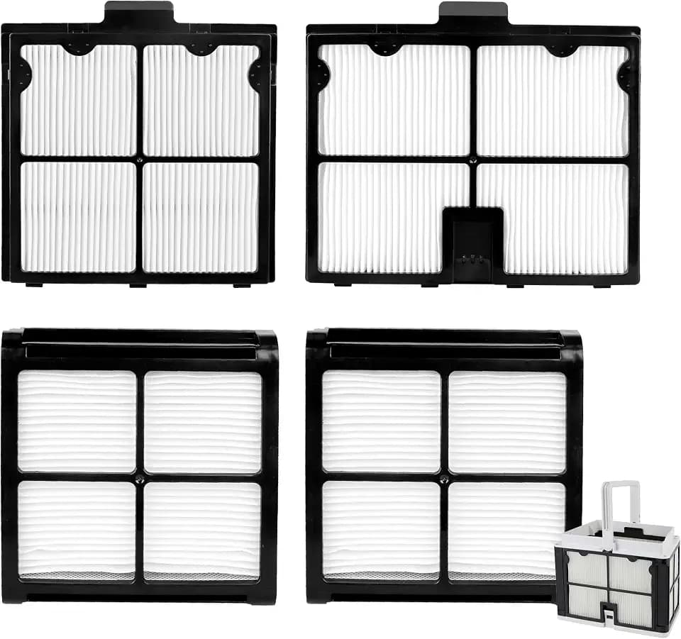 Ultra-Fine Filter Panels 4PK, Compatible with Dolphin Part # 9991466-R4 - Replacement for Active 10, Active 15, E10, Echo, Encore, Explorer E20, Nautilus CC, S50, S100, T15, T25, Proteus DX3