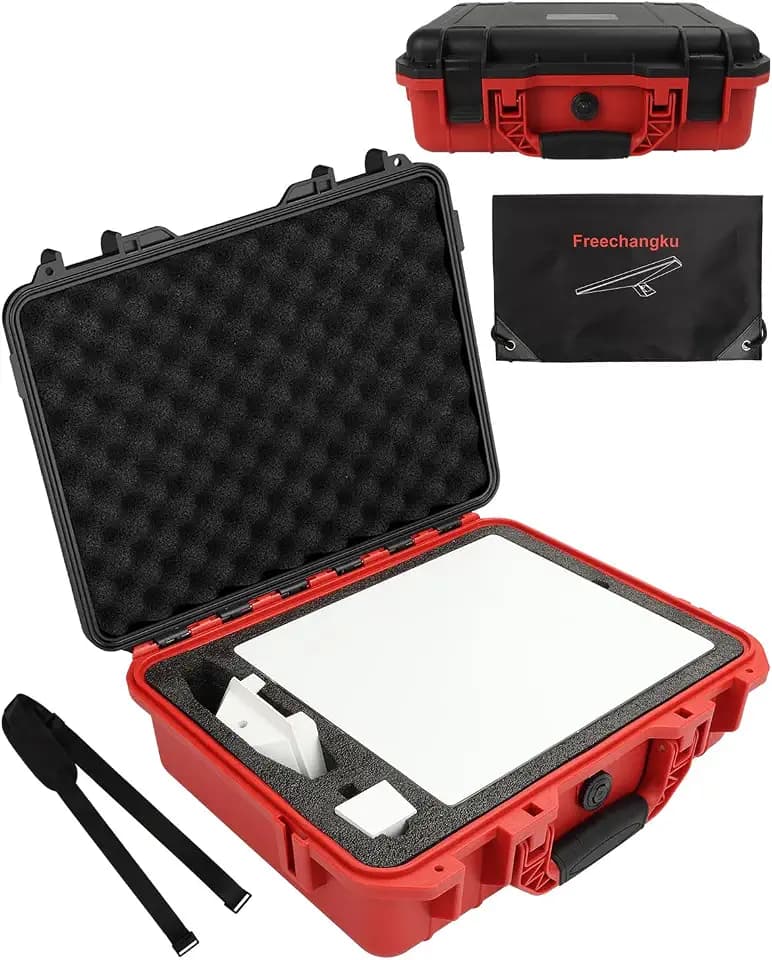 Freechangku For Starlink Mini Case Waterproof Hard Case Starlink Dishes Travel Protective Kit,Waterproof Storage Box Carrying Bag Dish Starlink Accessories Organizer