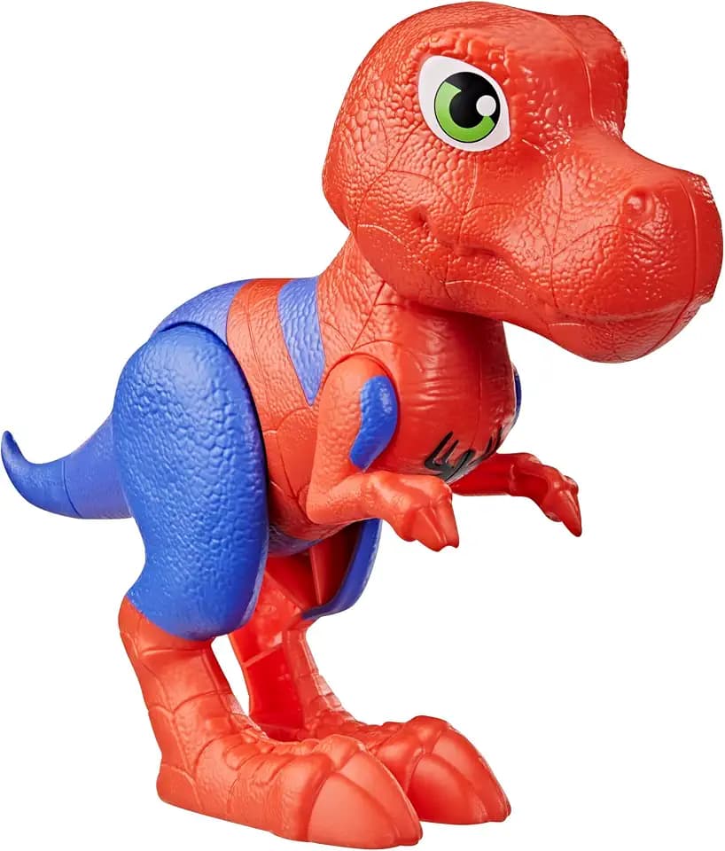 Marvel Spidey and His Amazing Friends Spidey-Rex Supersized Action Figure, 9-Inch (22.8 CM) Super Hero Dinosaurs Toys for Kids, Ages 3+