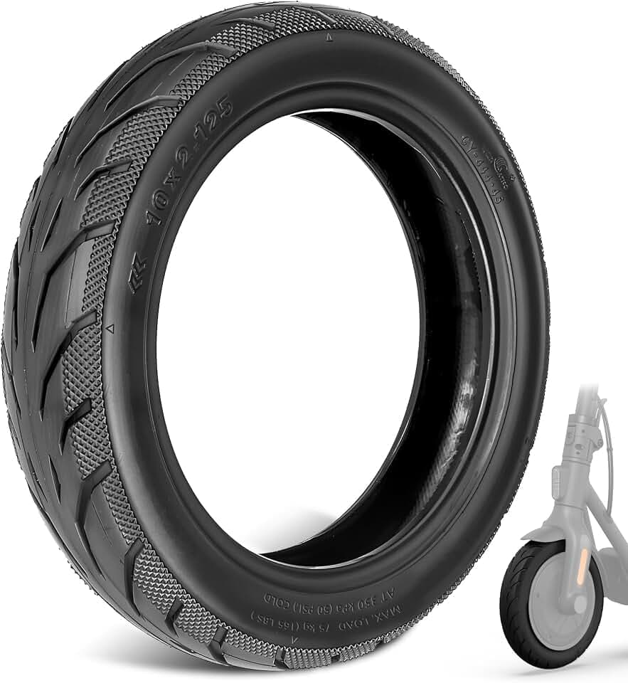 Außenreifen 10x2.125 kompatibel mit Ninebot by Segway F25/F30/F40/F65/D18W/D28U/D38U, rutschfest, original Reifenset