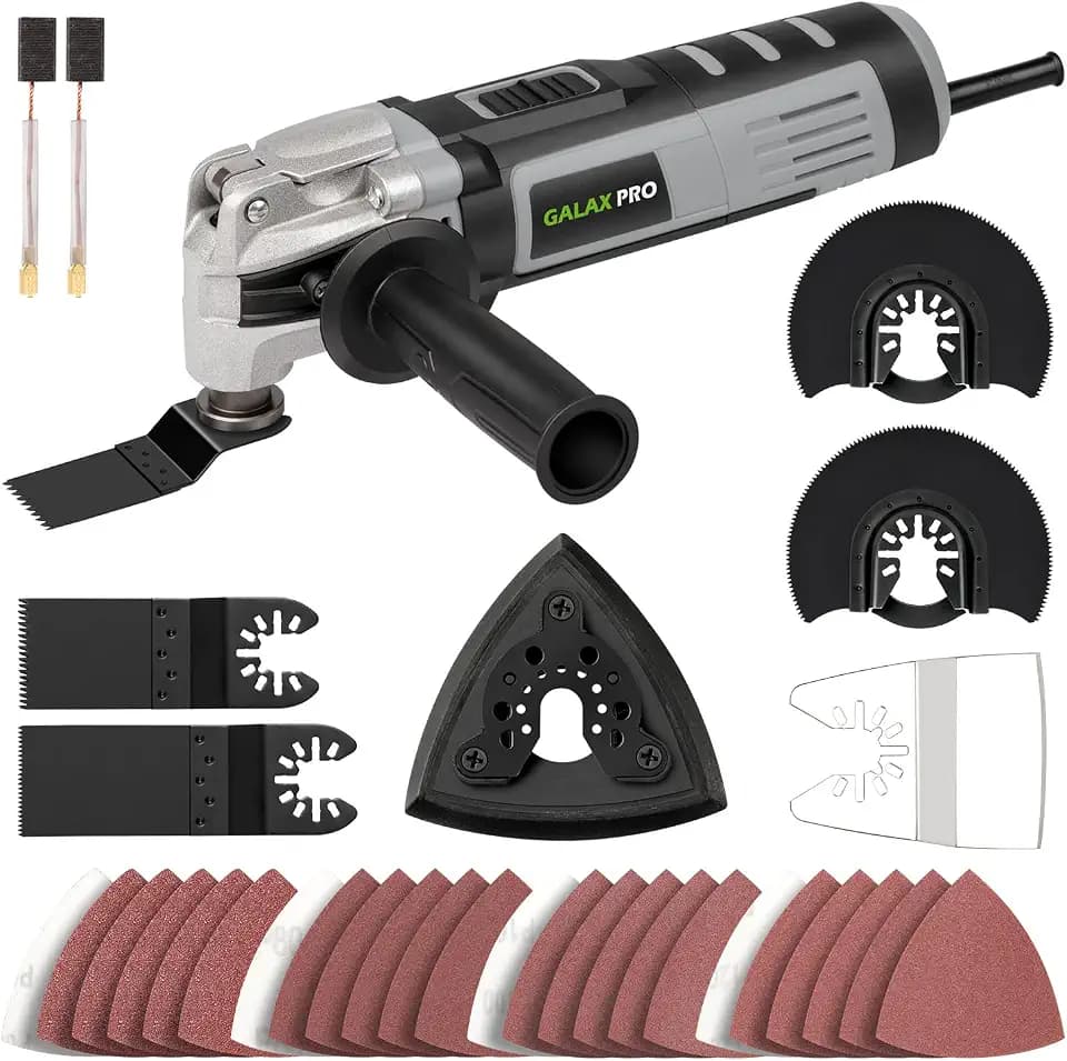 GALAX PRO Corded Oscillating Multi Tool 3.5A, 22000 OPM Power Tool Kit