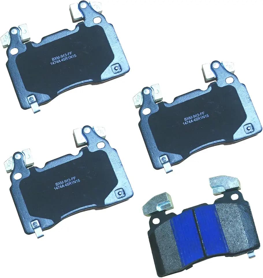 Bendix Premium SBM1474A Semi-Metallic Front Brake Pads for Cadillac CT6 2017, CTS 2015, CTS 2017, CTS 2019, Chevrolet Camaro 2019, Corvette 2015, Corvette 2019, Tesla S 2016-2012, S 2022-2021