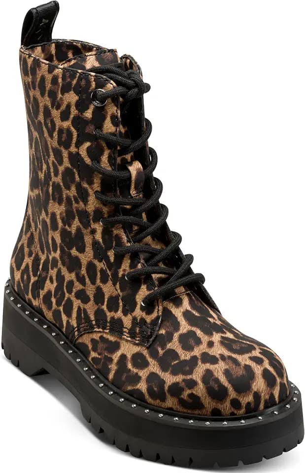 DKNY Women's Batu Lace Up Combat Boot
