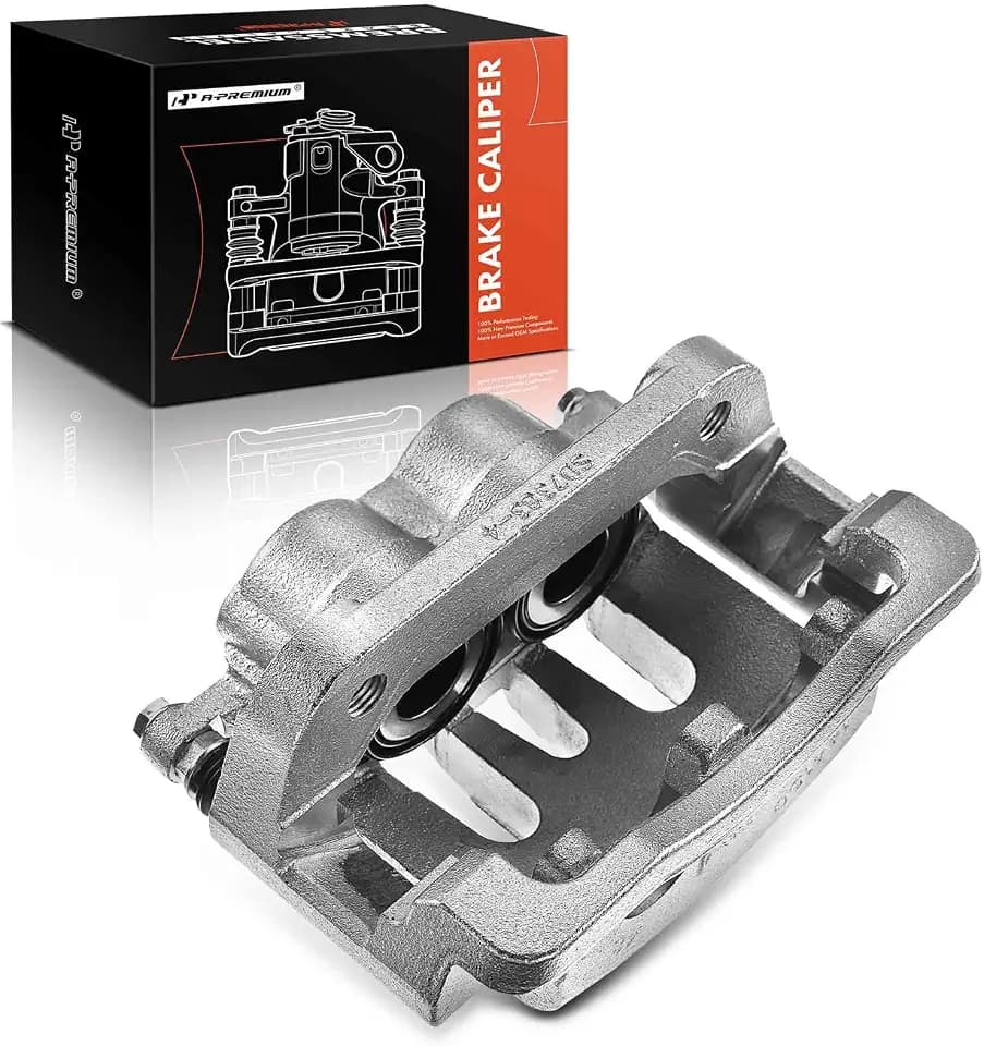 A-Premium Rear Right Passenger Disc Brake Caliper with Bracket