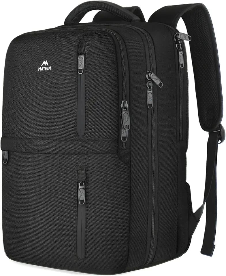 MATEIN Travel Backpack with Shoe Compartment, 40L Travel Backpack Carry On