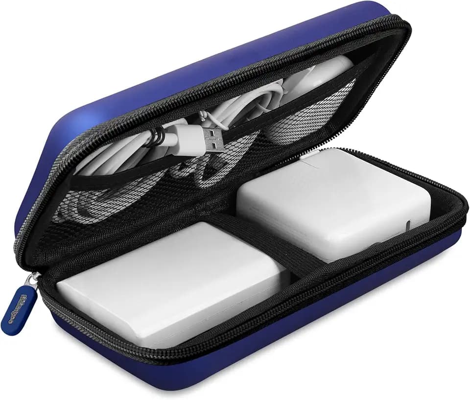 iMangoo Travel Essential Electronics Organizer Charger Case Carrying Pouch