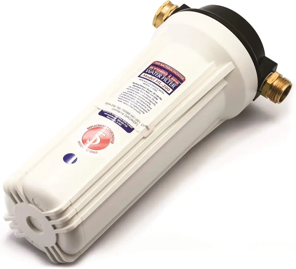 Hydro Life Camco HL-200 External Filter Kit , Filters with KDF Media & GAC for Protection from Contaminants, (52141)