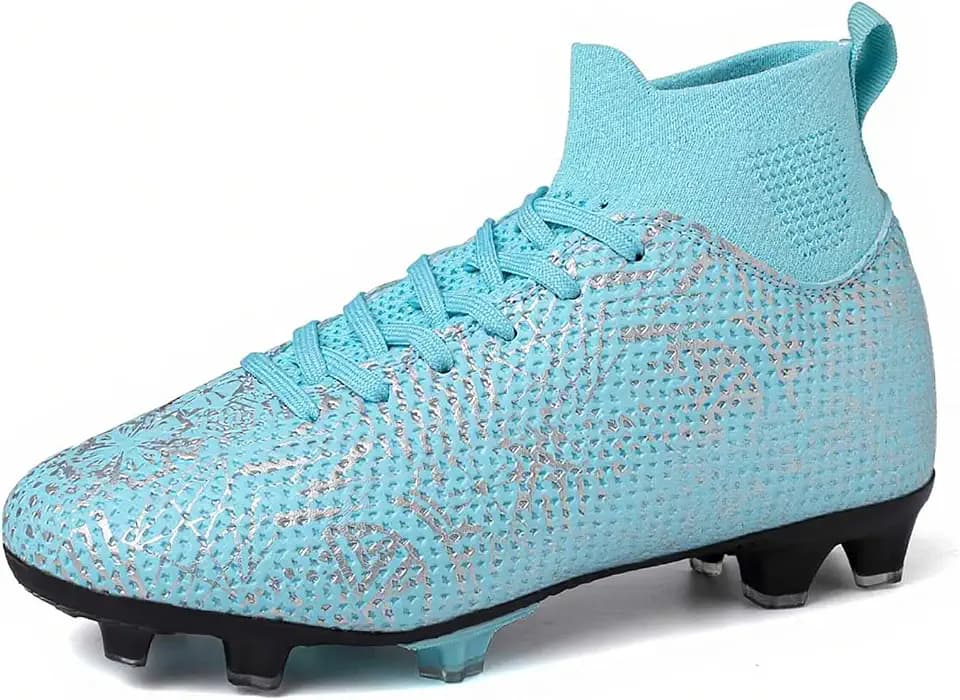 Fussballschuhe Kinder Fußballschuhe für Jungen Mädchen High Top Football Shoes Stollenschuhe Fußball Kunstrasen Football Boots Kinder Trainingsschuhe Outdoor Sportschuhe Jugendliche Soccer Shoes