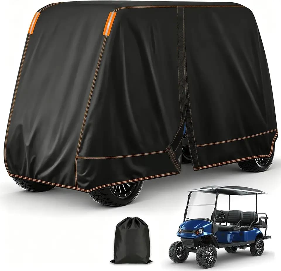 Falafa 6 Passenger Golf Cart Cover, Waterproof 420D Oxford
