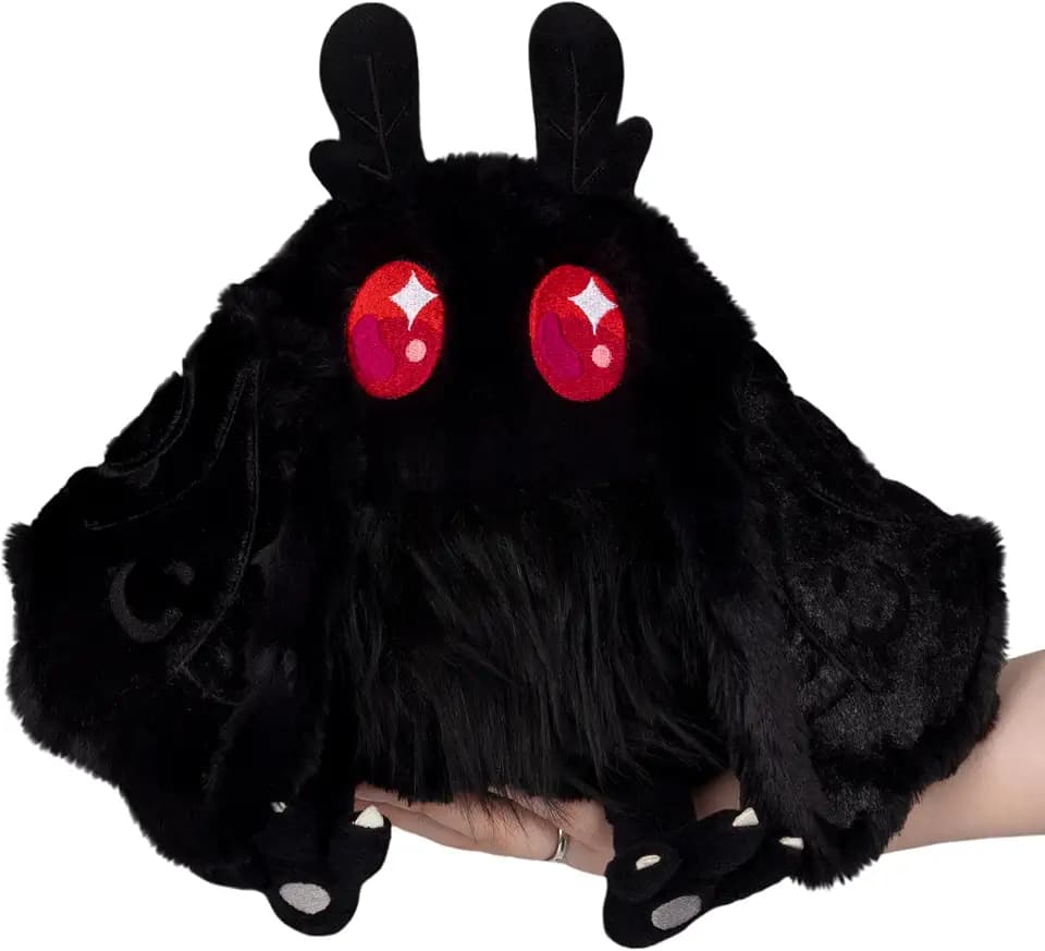 Squishable - Mini Baby Mothman - Mothman Collection - 9 in - Soft Toy Collectible Stuffed Animal - Wing Magnets