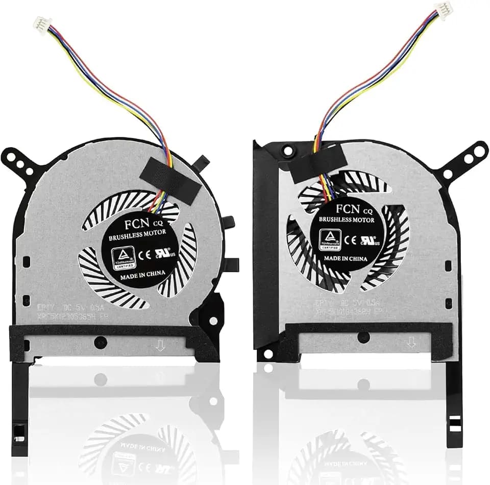 CPU+GPU Cooling Fan Replacement for Asus TUF Gaming (2020) A15 FA506 FA506IV FA506IU TUF 506 IU IV F15 FX506 FX506LI FX506LU FX506IH FX705DT FX505 FX505DT FX505DV FX505DY FX505DU FX505DD FX505GT/GD