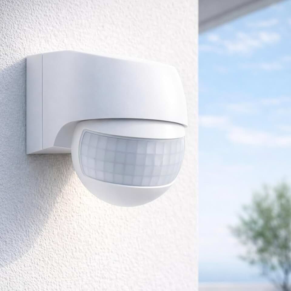 Aufputz Bewegungsmelder IP44, LED geeignet