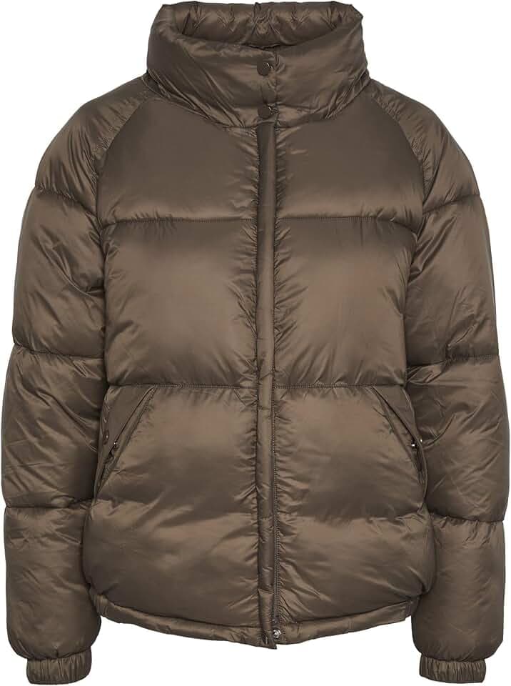 PIECES Damen Pcnaomy High Collar Puffer Jacket Steppjacke (1er Pack)