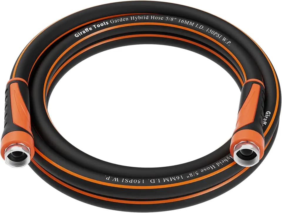 Giraffe Tools Garden Hose 5/8", 10ft Short Leader Hose